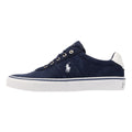 Ralph Lauren Hanford III Scarpe Da Ginnastica Blu In Pelle Da Uomo