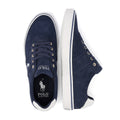 Ralph Lauren Hanford III Scarpe Da Ginnastica Blu In Pelle Da Uomo