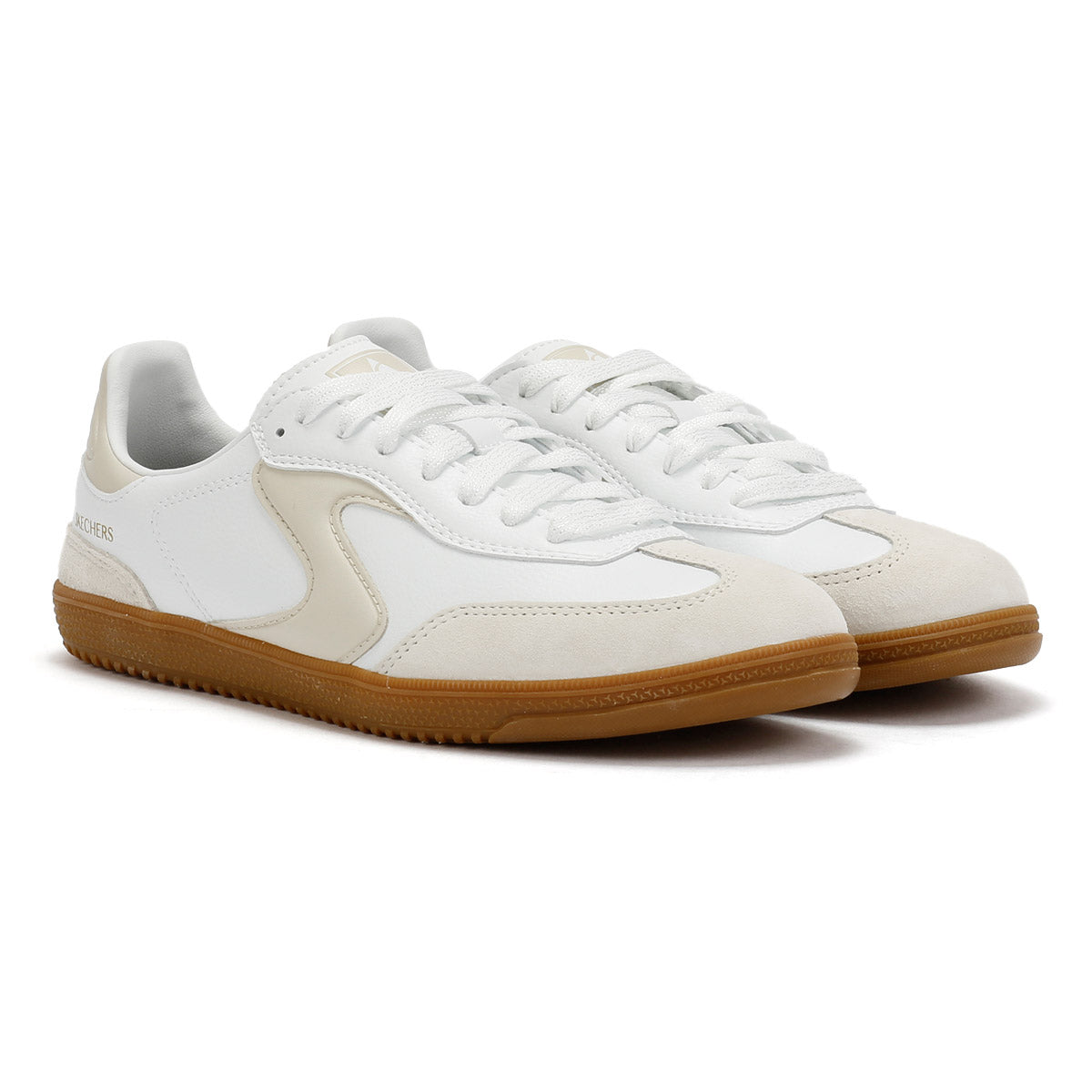 Skechers Hotshot Kickoff Scarpe Da Ginnastica Bianche In Pelle Da Donna