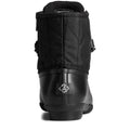 Sperry Saltwater SeaCycled RPET Stivali Da Pioggia Neri In Sintetico