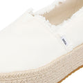 TOMS Valencia Scarpe Espadrillas Bianche Da Donna In Tela