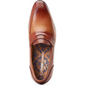 Base London Bruno Scarpe Da Uomo In Pelle Color Cuoio Bruciato