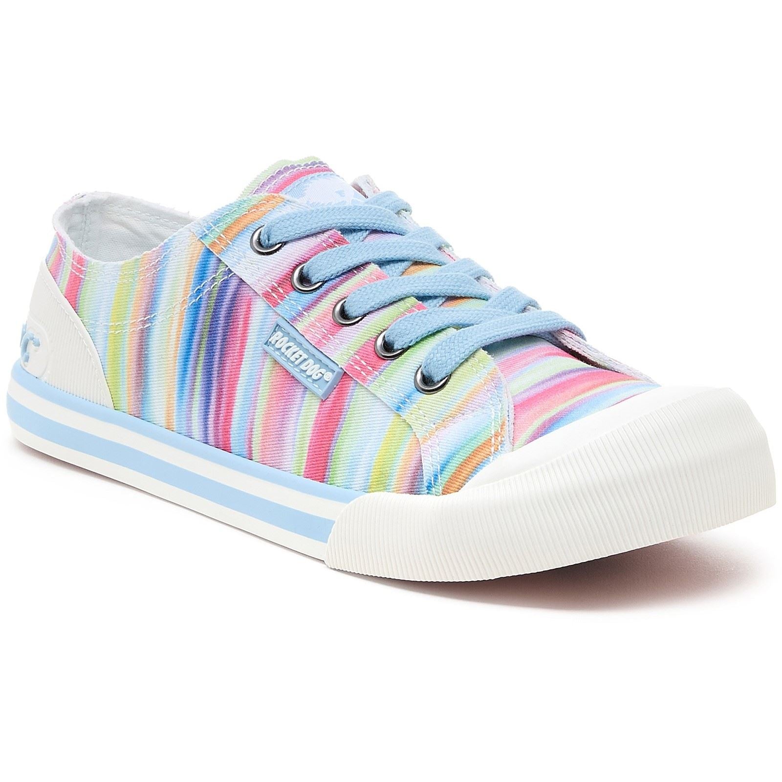 Rocket Dog Jazzin Dens Sneakers Arcobaleno Da Donna In Cotone