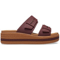 Crocs Brookly Buckle Low Sandali In Termoplastica Color Argilla Scuro Da Donna