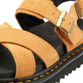 Dr. Martens Voss II EH Sandali Da Donna In Camoscio Marrone