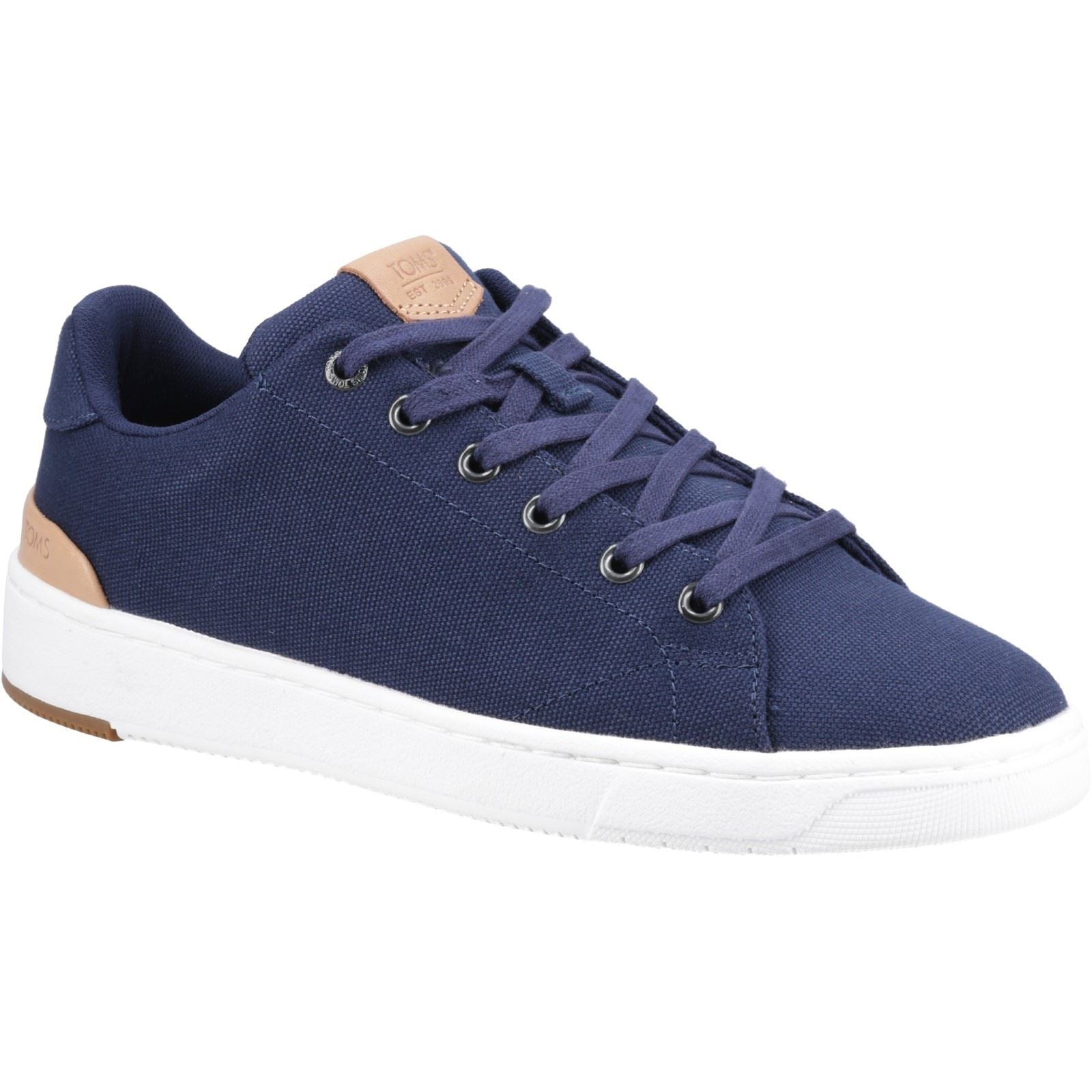 TOMS TRVL Lite 2.0 Low Sneakers Da Uomo In Cotone Al 100% Di Colore Blu Scuro