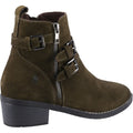 Hush Puppies Jenna Stivali Khaki Da Donna In Pelle