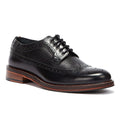Ben Sherman Archie Brogue Scarpe Stringate In Pelle Da Uomo Nere
