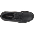 Skechers Tom Cats Scarpe Stringate In Pelle Da Uomo Nere