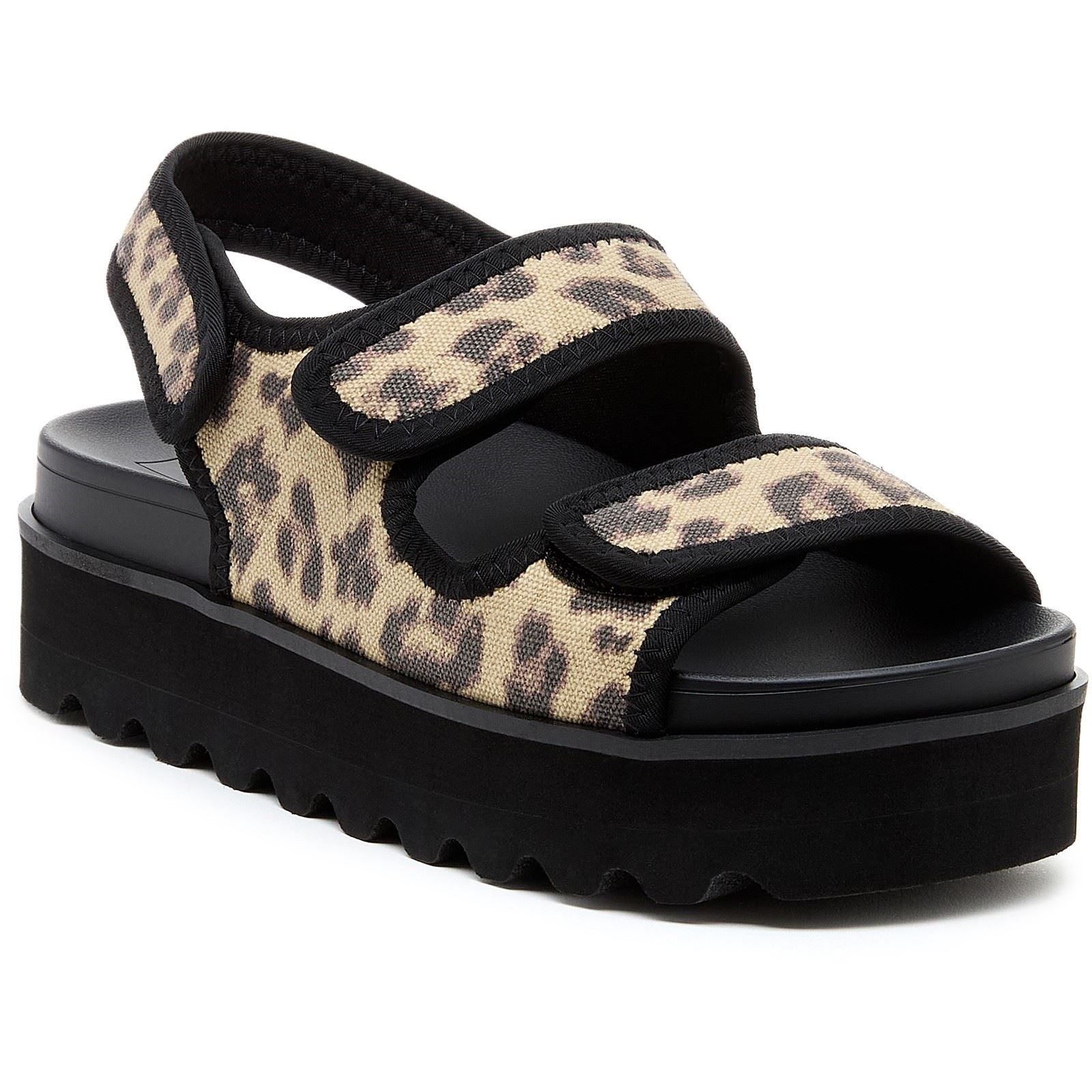 Rocket Dog Balmy Dexter Sandali In Tessuto Da Donna Color Cuoio/Nero