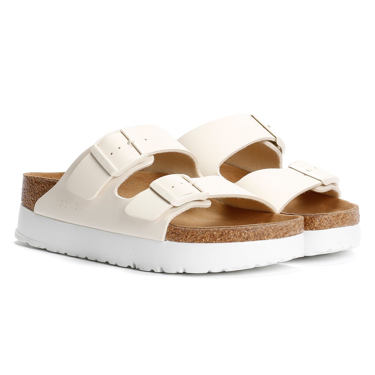 Birkenstock Arizona Flex Narrow Fit Sandali Bianchi Da Donna