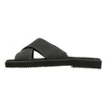 TOMS Mae Crossover Sandali Neri In Pelle Da Donna