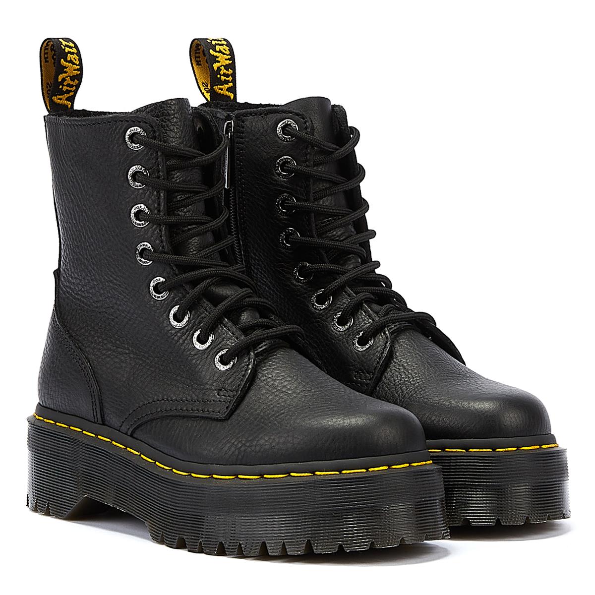 Dr. Martens Stivali Neri In Pelle Pisa Jadon 3