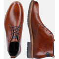 Hush Puppies Jonas Chukka Stivali Da Uomo In Pelle Color Tan