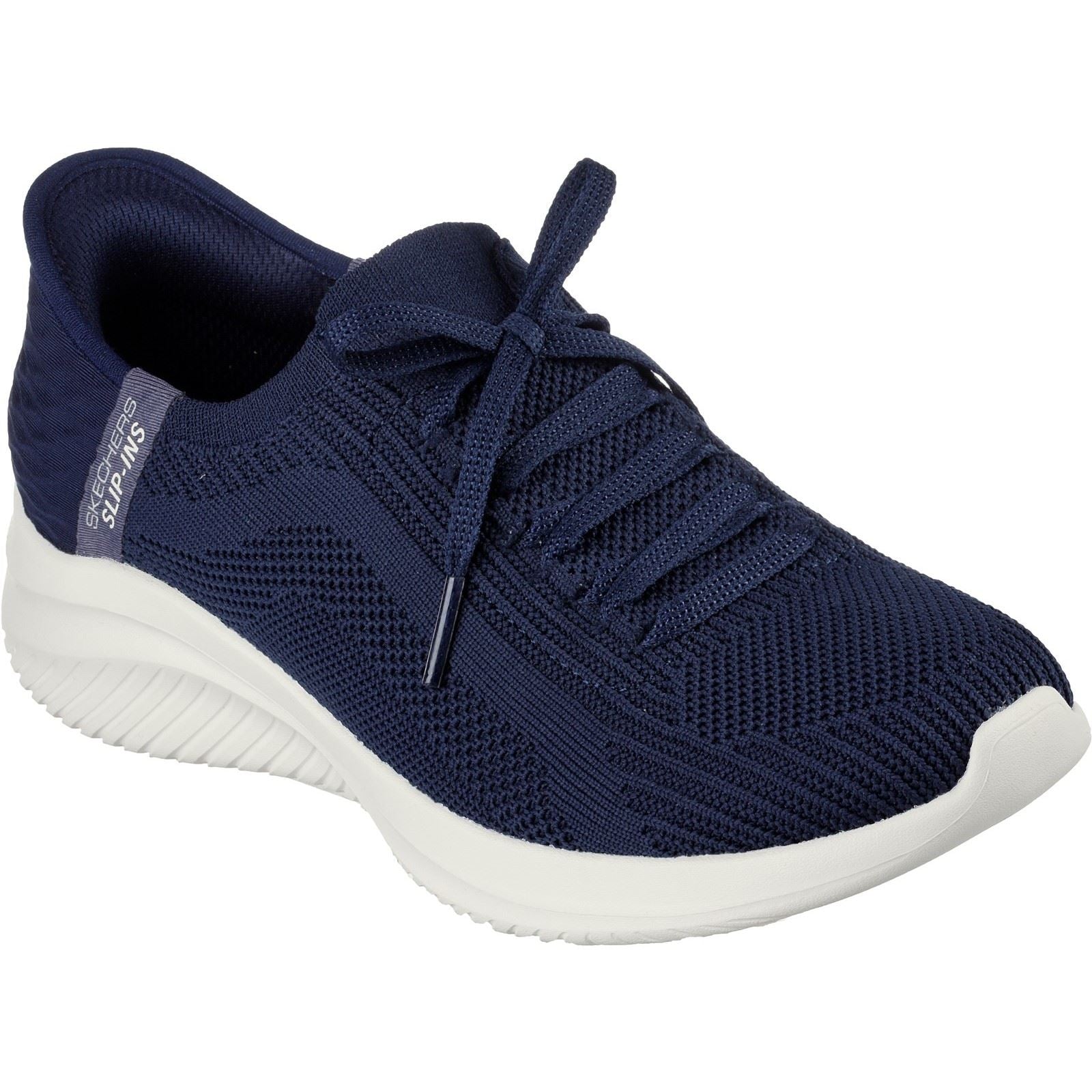 Skechers Ultra Flex 3.0 Brilliant Path Sneakers Da Donna In Tessuto Blu Scuro