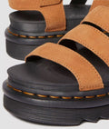 Dr. Martens Blaire Tumbled Nubuck Sandali Marroni In Nabuk Per Donna