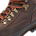 Timberland Euro Hiker Mid Lace Stivali Da Uomo In Pelle Marrone.
