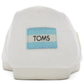 TOMS Alpargata Espadrillas Bianche Da Donna In 100% Cotone