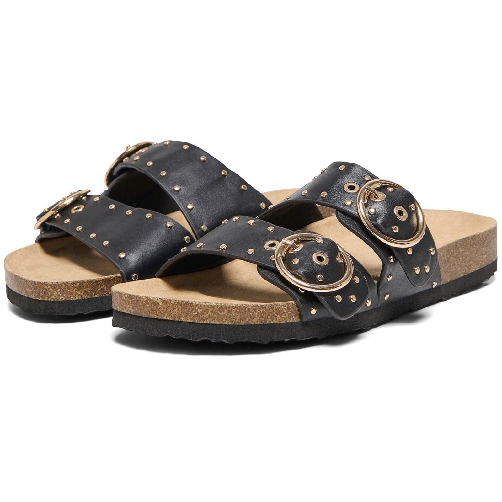 ONLY MAXI 15 Sandali Neri In Sintetico Da Donna