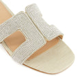 Dune Loupe Sandali Sintetici Da Donna Color Argento