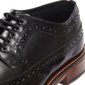Ben Sherman Archie Brogue Scarpe Stringate In Pelle Da Uomo Nere
