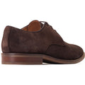 Base London Bronte Scarpe Oxford In Pelle Scura Da Uomo Marrone Scuro