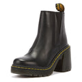 Dr. Martens Stivali Neri Da Donna In Pelle Spence Sendal