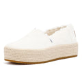 TOMS Valencia Scarpe Espadrillas Bianche Da Donna In Tela