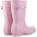 Hunter Original Short Stivali Da Pioggia Rosa Nectar In Gomma Da Donna