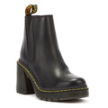 Dr. Martens Stivali Neri Da Donna In Pelle Spence Sendal