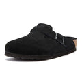 Birkenstock Boston Shearling Pantofole nere