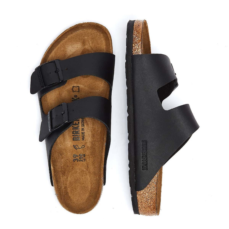 Birkenstock Arizona Birko-Flor Men's Black Sandals Regular