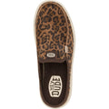 HEYDUDE Austin Lift Classic Muli Leopardati Marroni In Pelle Da Donna