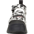 HEYDUDE Delray Buckle Animal Sandali Da Donna In Sintetico Nero/Bianco