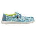 HEYDUDE Wally H2O Tropical Scarpe Da Barca Tropicali Blu Da Uomo