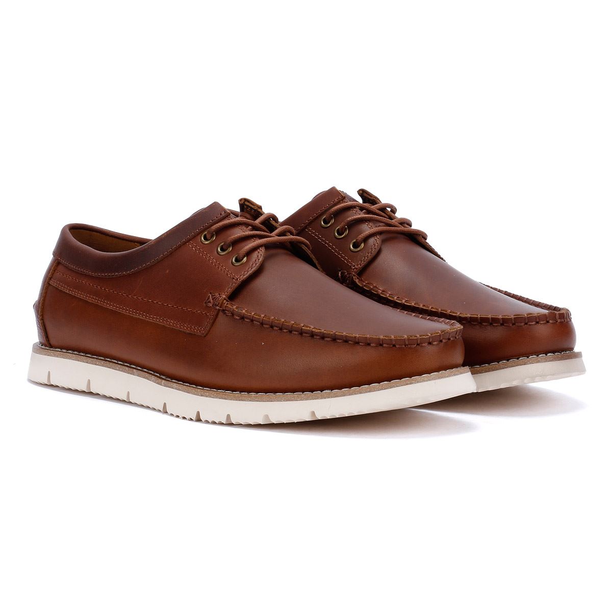 Ben Sherman Soho Scarpe Stringate Marroni In Camoscio Da Uomo