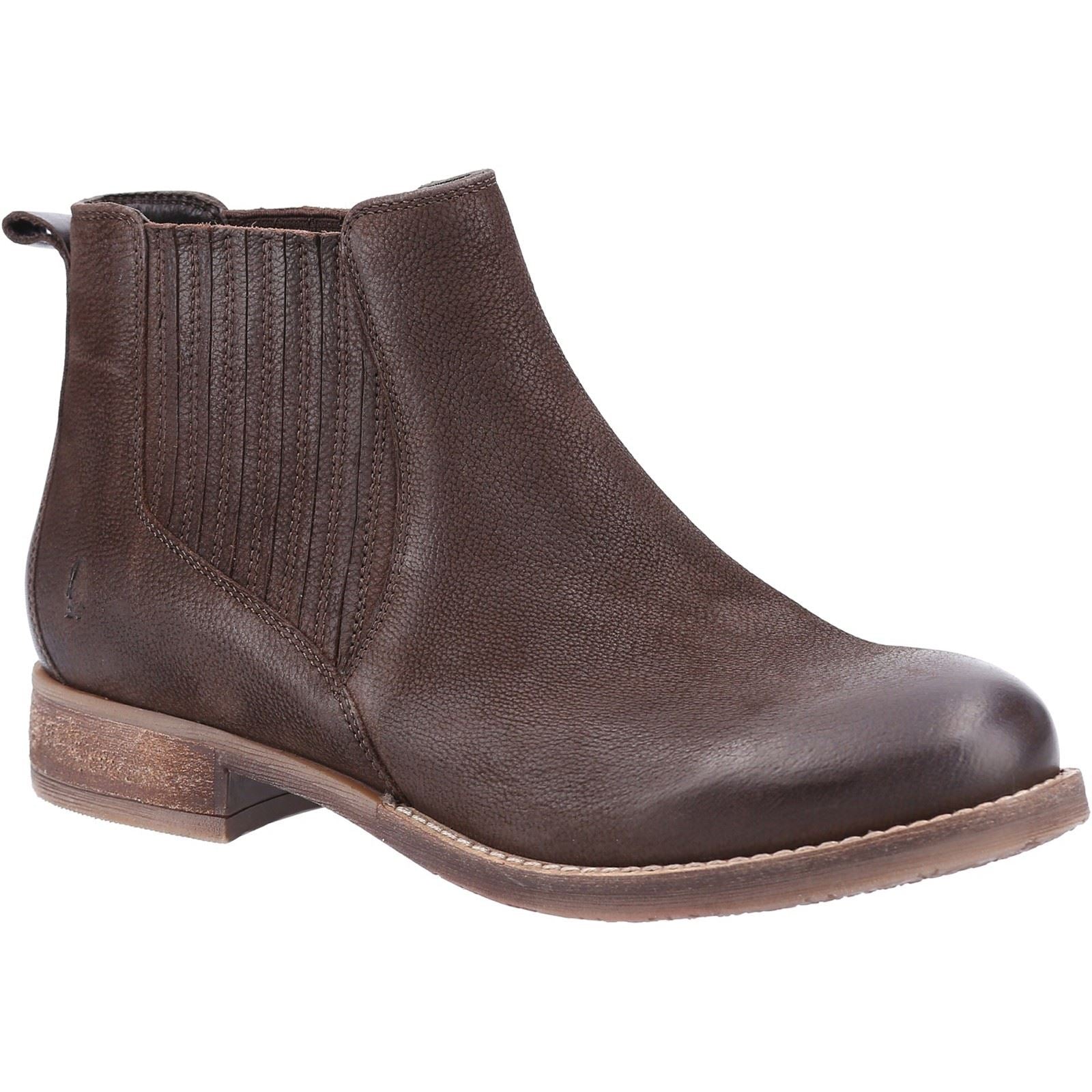 Hush Puppies Edith Stivali Da Donna Marroni In Pelle