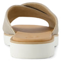 TOMS Mae Crossover Sandali Da Donna In Pelle Color Champagne