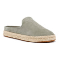 TOMS Santiago Ciabatte Da Uomo In Camoscio Grigio