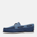 Timberland Classic 2 Eye Scarpe Stringate Blu In Pelle Da Uomo