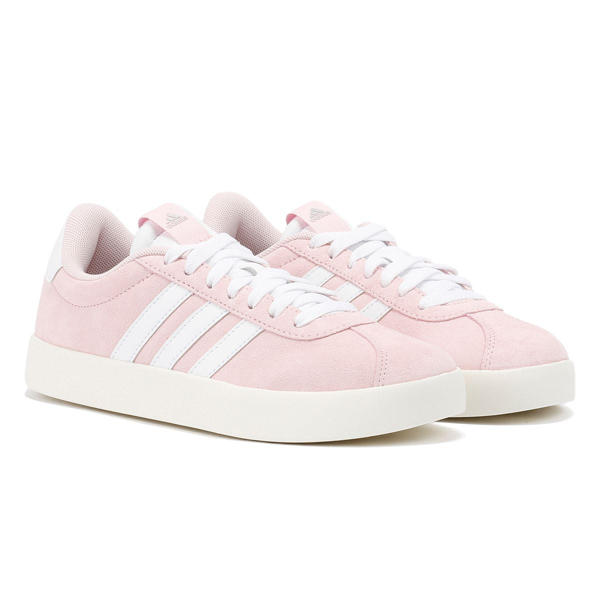 Adidas VL Court 3.0 Scarpe Da Ginnastica Rosa Da Donna In Pelle