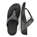 FitFlop Lulu Crystal Mix Sandali Neri Da Donna