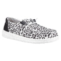 HEYDUDE Wendy Leopard Mocassini Neri/Grigi Da Donna