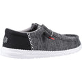 HEYDUDE Wally Funk Open Mesh Scarpe Da Barca Nere/Bianche Da Uomo