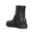 Geox Hoara Stivali Neri Da Donna In Pelle Bovina