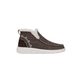 HEYDUDE Denny Wool Faux Shearling Stivali Da Donna Color Noce