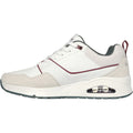 Skechers Uno Retro One Sneakers Da Uomo In Pelle Bianca/Grigia