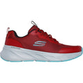 Skechers Edgeride Rekze Scarpe Da Ginnastica In Tessuto Da Uomo Bordeaux/Grigio