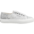 Superga 2730 Micro Faux Snake Sneakers Da Donna In Ecopelle Bianca Avorio/Nero Serpente
