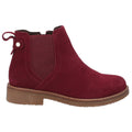 Hush Puppies Maddy Stivali In Camoscio Bordò Da Donna